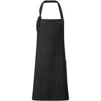 Premier Unisex Adult Regenerate Sustainable Bibbed Full / One Size Black Denim R