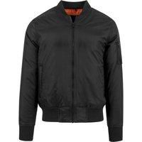 Build Your Brand Mens Contrast Bomber Jacket RW5670