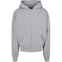 Build Your Brand Mens Ultra Heavyweight Full Zip Hoodie  RW8517
