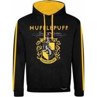Harry Potter Men's Hufflepuff Hoodie in Black | Size: Small