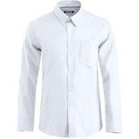 C-Clique  Oxford  men's Short sleeved Shirt in White