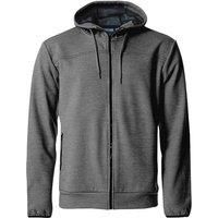 Clique Mens Ottawa Melange Full Zip Hoodie UB396