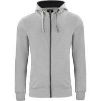 Clique Mens Classic Melange Full Zip Hoodie UB603