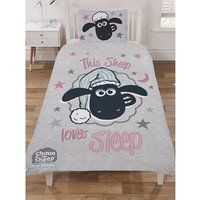 Shaun The Sheep  Single AG125  's Duvet cover in Black