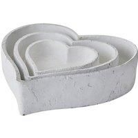 Hill Interiors Ceramic Heart Decorative Bowl (Pack of 3) HI4573