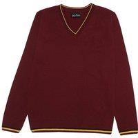 Harry Potter Gryffindor Knitted Jumper in Maroon | Size: 5-6 Years