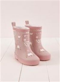 Grass & Air Kids Wellies, Peppa Pig Colour-Changing Childrens Rain Boots, Peppa Pink