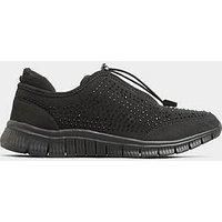 Embellished Trainers In Extra Wide Fit