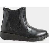 Yours - Wedge Chelsea Boots In Wide E Fit & Extra Wide Eee Fit - Women/'s