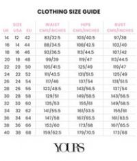Yours Clothing Womens Yoga Pants