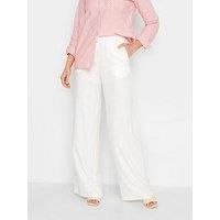 Long Tall Sally Women Tall Wide Leg Linen Trousers