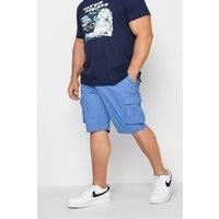 BadRhino Big & Tall Cargo Shorts - Men/'s - Plus Size Curve Blue
