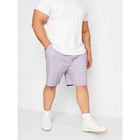 BadRhino Big & Tall Stretch Chino Shorts - Men/'s - Plus Size Curve Lilac