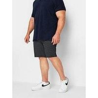 BadRhino Mens Big & Tall Diamond Print Stretch Chino Shorts