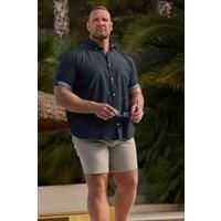 BadRhino Big & Tall Cotton Slub Short Sleeve Shirt