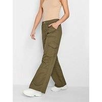 PixieGirl Women's Petite Cotton Utility Trousers