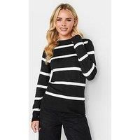 Pixiegirl Petite Mono Stripe Jumper