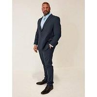 BadRhino Tailoring Big & Tall Navy Plain Suit Trousers - Men/'s - M to 8XL
