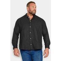 Badrhino Bre Long Sleeve Poplin Shirt - Black