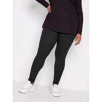 Yours Curve Women's Plus Size Ribbed Leggings