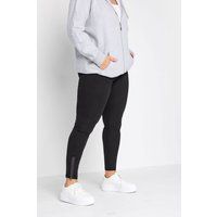Yours Zip Hem Legging - Black