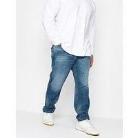 BadRhino Big & Tall Washed Denim Stretch Jeans - Men/'s - M to 8XL