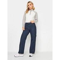 PixieGirl Womens Petite Utility Cargo Jeans
