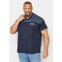 BadRhino Blue /'Originals/' Cut & Sew Polo Shirt - Men/'s - M to 8XL