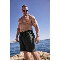 Badrhino Bad Rhino Plain Cargo Swimshort - Black