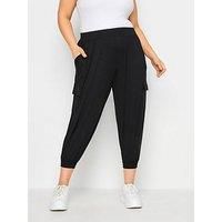 Yours Curve Women's Plus Size Cargo Harem Trousers