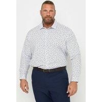 Big & Tall Mens Floral Print Long Sleeve Shirt