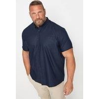 Big & Tall Mens Premium  Short Sleeve Oxford Cotton Shirt