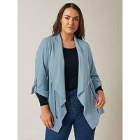 Evans Curve Women's Plus Size Waterfall Jacket