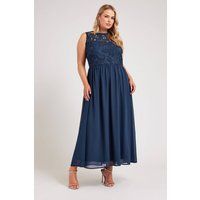 Yours London Curve Women's Plus Size Lace Bodice Maxi Dress