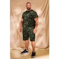 Big & Tall Mens Camo Print Cargo Shorts