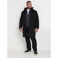 Big & Tall Mens Funnel Neck Jacket