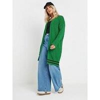 Yours Curve Women's Plus Size Pointelle Midi Cardigan
