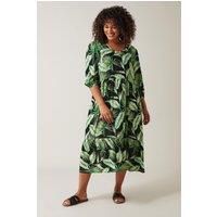 EVANS Plus Size Tiered Midi Dress