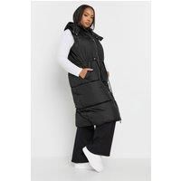 Yours Curve Womens Drawcord Panelled Gilet