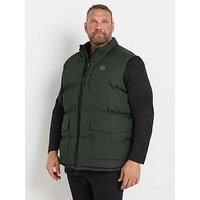Badrhino Padded Gillet - Green