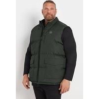 Big & Tall Men's Zip Through Gilet