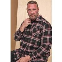 BadRhino Men's Big & Tall Long Sleeve Check Shirt
