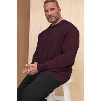 Badrhino Twist Crew Neck Knitted Jumper