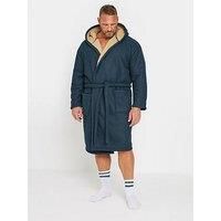 Big & Tall Men's Waffle Borg Lined Dressing Gown