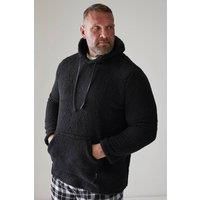 Big & Tall Men's Borg Lounge Hoodie