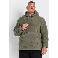 Big & Tall Men's Borg Lounge Hoodie