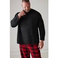 Big & Tall Men's Tartan Fleece Pyjama Set