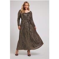 Yours Curve Women's Plus Size Sequin Maxi Dress