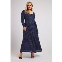 Yours Curve Women's Plus Size Sequin Maxi Dress