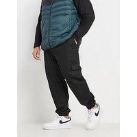 Big & Tall Men's Cuffed Cargo Trousers